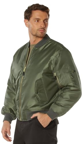 Rothco MA-1 Flight Jacket, XL, Sage Green