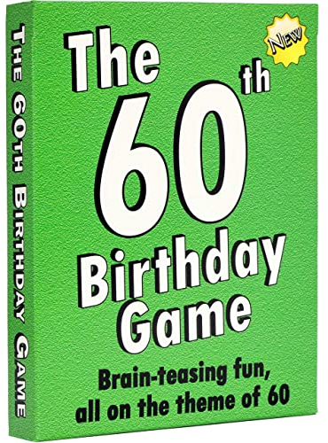 GoForItGames.com 60th Birthday Gifts for men and women. Make it a Happy 60th Birthday with this amusing little 60th party quiz game idea or icebreaker. Fun for everyone turning 60 years of age
