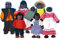 Winzlinge Original BIEGEPUPPEN Farbige Familie Set 7