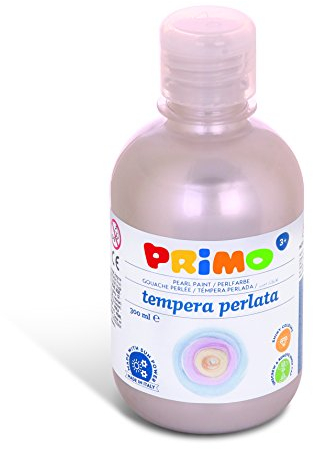 PRIMO Schulmalfarbe, Perl-Bastelfarbe für Kinder, 300ml mit Dosierverschluss (perlmutt)