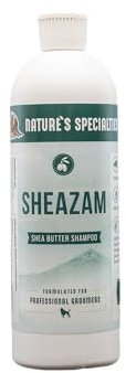 Nature's Specialties Sheazam Shea Butter Hundeshampoo - Sensitiv-Shampoo für Juckende Haut - Beruhigt Sanft - Repariert & Fördert das Haarwachstum - Spendet Feuchtigkeit & Entwirrt, 473ml