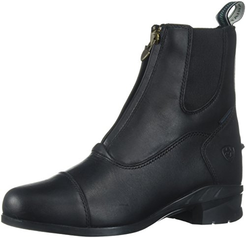 Ariat Damen Stiefelette Heritage IV Zip H2O (mit Reißverschluß Vorne), Schwarz, 4 (37)