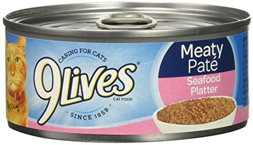 9 Lives Seafood Plater, 4.0 Count (Pack of 6)