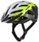ALPINA PANOMA - Reflektierender & Optimal Belüfteter Fahrradhelm Mit Fliegennetz & Nachrüstbarem LED Für Erwachsene, white-neon-black, M (56-59 cm)