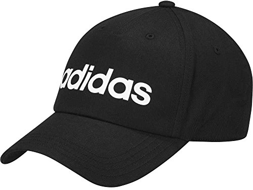 adidas Unisex-Adult Daily Baseball Cap, Black/White, OSFY