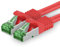 1aTTack.de Câble Réseau Cat7 Cat 7 10 GB/s - 1x 2m - RJ45 Ethernet LAN DSL Routeur Modem - Rouge