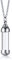 Cupimatch Glass Openable Perfume Container Vial Tube Necklace Chain, Stainless Steel Urn Keepsake Cremation Ashes Memorial Pendant Necklace Jewelry,Big