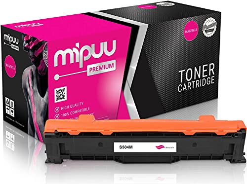 Mipuu Toner kompatibel mit Samsung CLT-M504S (Magenta) für CLP-415n CLP-410 CLP-415nw CLP-415 CLX-4195fn CLX-4195 Xpress C1860fw C1810w