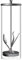 Pot de désinfection, Pot de désinfection portable Stérilisation Conteneur de manucure Pot en verre Outils de manucure pour salon pour désinfecter les petits instruments au