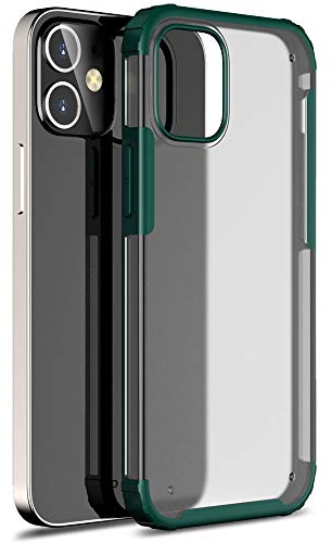 TECHGEAR iPhone 12 Mini Tough Case [Fusion FX Case] Slim & Light, Tough, Shockproof, Protective, Fused Gel Bumper & Hard Back Smooth Case Cover Designed For iPhone 12 Mini 5.4 (Green)