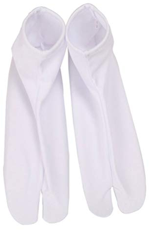 Holibanna Elastische Japanische Tabi Socken Kimono Anime Weiße Socken Japanische Stil Flops Socken geteilte Zehensocken für Damen Japanische Geta-Baumwollsocken