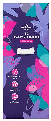 Morrisons Panty Liners Extra Long 22 Pack x 6