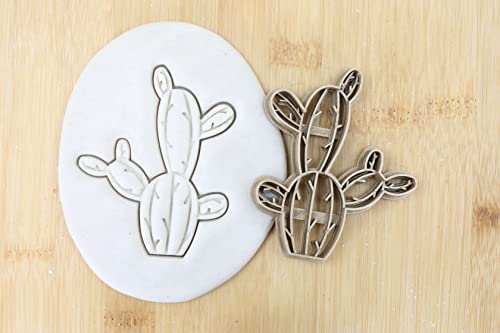 Kaktus Rund Cookie Cutter Fondant Keksstempel/Ausstechform Keksausstecher Plätzchen ca. 8cm