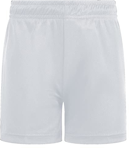 Short de Sport Garçon - Football & Running - 100% Polyester - Séchage Rapide & Respirant - Taille Élastique et Cordon - 3 à 16 Ans