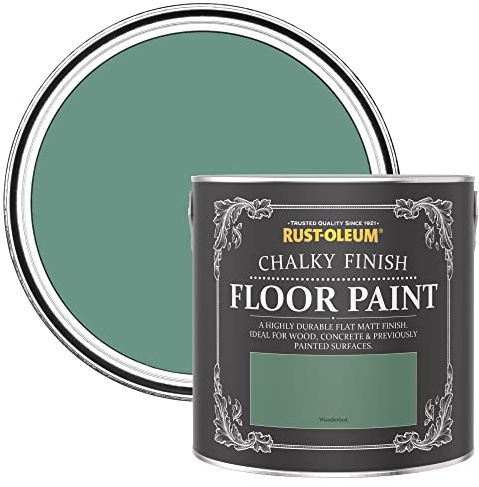 Rust-Oleum Green Scratch-Proof Floor Paint in Matt Finish - Wanderlust 2.5L