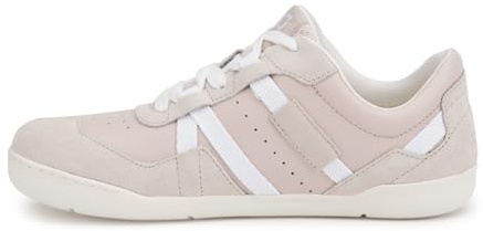 Xero Shoes Kelso Damen – Klassische Leder Court-Schuhe, Flexibles FeelTrue-Sohlen, Atmungsaktive Mesh-Innensohle, Minimalistisches Design, Perfekt für Tennis und Freizeit – Rosa, Größe 41 EU