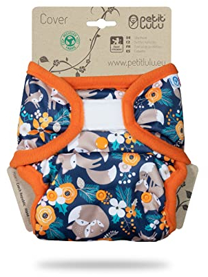 Petit Lulu XL Überhose (12-17 kg) für Stoffwindeln Klett (Fox Family)