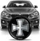 SkinoEu Tuning Emblem für Fronthaube und Kofferraum 82mm Kompatibel mit BMW Emblem 51147057794 Silber EN 20
