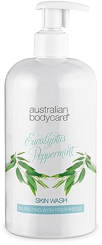 Australian Bodycare Skin Wash Professional 500 ml | Teebaumöl + Eukalyptus Duschgel für den Körper | Macht die Haut weich | Ideal bei unreiner Haut oder vor der Haarentfernung mit Wachs/Rasur