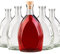 SUPERBUTELKI.PL ASTERIA Weinflaschen Leer 500 ml set 5 Stücke - Weinflasche Leer - Leere Weinflaschen Deko - Flaschen Leer - Glasflasche Deko - Leere Weinflaschen