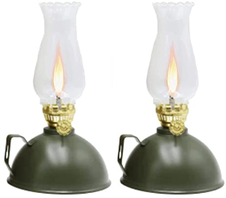 Classic Oil Lamp Glass Kerosene Lamp Interior Oil Lamps Tin Oil Cans with Handles Kerosene Lantern Home Kerosene Lantern Oil Lantern Portable
