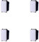 4 Pezzi Interruttore 1P 16A Unipolare, Compatibile Con Vimar Arke, Colore Bianco