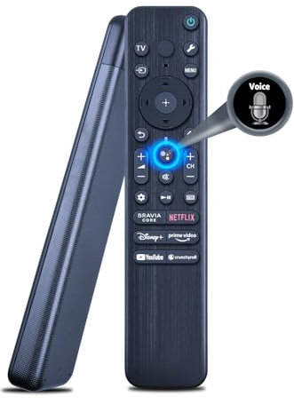 RMF-TX810U Replacement Google Voice Remote Control Compatible for All Sony 2023 HDR 4K Bravia Smart TV Series