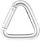 Robuster Karabinerhaken für Camping, Angeln, Wandern, Reisen, Aluminiumlegierung, Dreieck, Klettern, Schnalle, Schlüsselanhänger-Clip