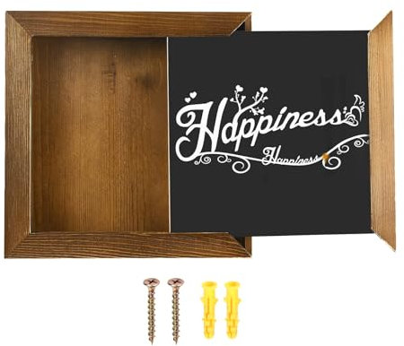 Geheime praktische Box für Wertsachen, Schmuckkästchen mit verstecktem Fach, Holz-Bilderrahmen, Spardose, Dekorationen, Briefe, praktische Box