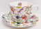 Rainbow Decors Japanese Garden & Dragonflies Cup and Saucer Fine Bone China Breakfast Jumbo 15 oz Floral Set Hand Decorated in UK