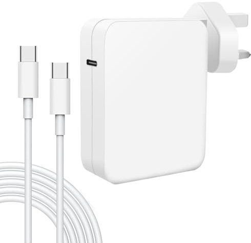 65W Mac Book Pro charger-USB C to C Power Adapter, for Mac Book Pro 13 14 15 16 inch, Mac Book Air 2018 2019 2020 13 inch, New iPad Pro 12.9/11 inch,Thinkpad,HP,Dell Sam sung,Type C Wall Charger