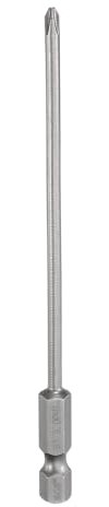 sourcing map #1 Phillips Screwdriver Bit PH1 1/4 Hex Shank 4.33 (110mm) Long Magnetic S2 Steel Industrial Grade Screw Driver Bit Cross Head Electric Drill Bits 0.118 (3mm) Rod