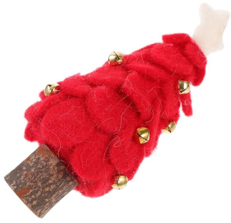 OFFSCH Christbaumschmuck Kleine Bäume Zum Basteln Weihnachtsbaum Aus Wollfilz Dekorativer Weihnachtsbaum Weihnachtsbaumspitzen Weihnachtsbaum Aus Wolle Weihnachtsbaum Tischdeko Hölzern