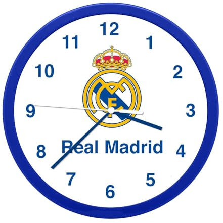 Kids Licensing Real Madrid - Reloj de Pared - Reloj Decorativo - 25 cm