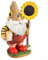 Figurine de nain de jardin peinte à la main - Décoration pour la maison et l'extérieur (A)