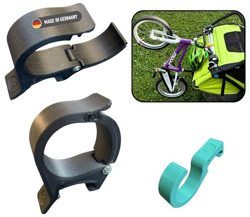 GuNaMa Support de vélo pour enfant Thule Chariot à partir de 2017 Sport Cross Cab Lite 2, poussette, support pour remorque de vélo Thule, porte-vélos, accessoires, porte-vélos, support de vélo