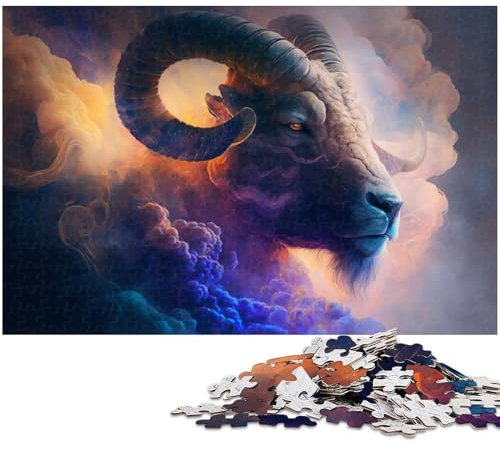 1000-teiliges Puzzle „Widder-Nebel“ für Erwachsene, Papp-Puzzle, Familienpuzzle, Spielgröße 38 x 26 cm