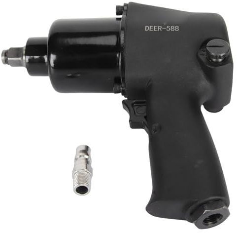 ZenithAur Heavy Duty Pneumatic Impact Gun, Max 650Nm Torque Output 1 / 2in Air Impact Wrench for Professional Auto Repair and Tire Changing