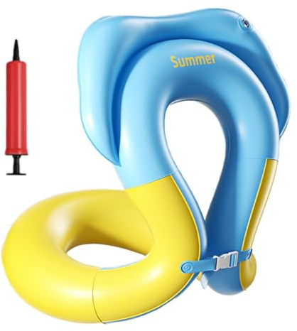 Pruojhw Chaleco de natación Aprendiendo para - Ayuda a la Flotabilidad para Jóvenes Nadadores | Traje de baño con hebilla de seguridad ajustable, diseño ergonómico de 3 a 15 años piscina playa