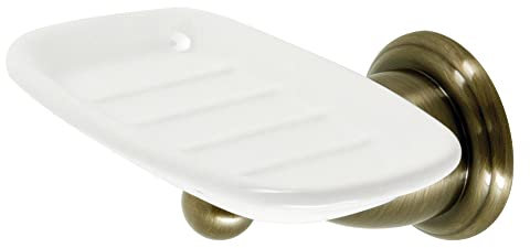 Kingston Brass BA1755AB Heritage Wall-Mount Soap Dish, Antique Brass