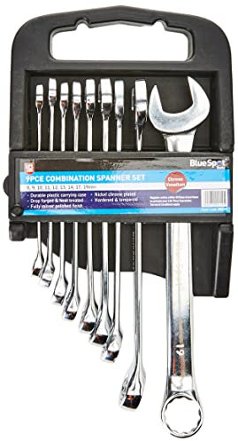 Blue Spot 04119 Metric Combination Spanner Set (9 Pieces)