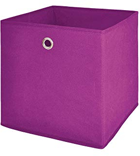 Avanti Trendstore - Faltbox aus 100% Polypropylen, in verschiedenen Farben erhältlich, ca. 32x32x32cm (lila)