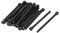 sourcing map 25pcs M3 x 50 mm Vis à Tête Cylindrique à Six Pans Creux Tête Hexagonale Boulon Filetage complet Noir
