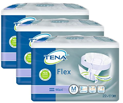 TENA Flex Maxi M Inkontinenzvorlage mit Hüftbund 22 Stück
