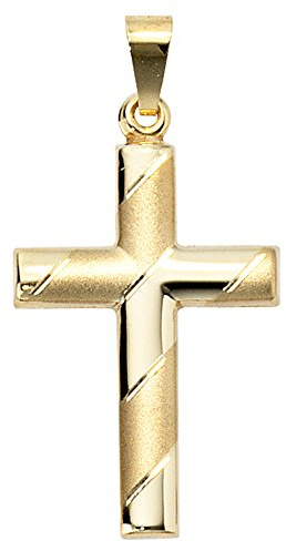 Jobo Damen-Anhänger Kreuz aus 8 Karat 333 Gold