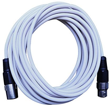 Seismic Audio White 25 Foot XLR Cable-25' Microphone Cord Mic (SAXLX-25White)