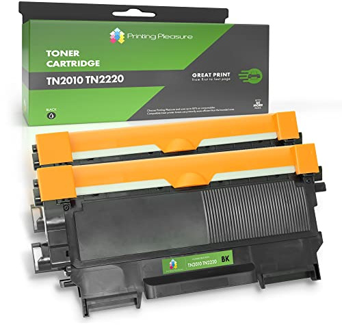 2 Toner kompatibel zu Brother TN2110 TN2120 für Brother DCP-7030 DCP-7040 DCP-7045N HL-2140 HL-2150 HL-2150N HL-2170 HL-2170W MFC-7320 MFC-7340 MFC-7345DN MFC-7440N MFC-7840W - Schwarz, hohe Kapazität