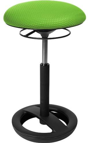 TOPSTAR SU50BR5 Stehhilfe Sitness High Bob - Standfußring Alu Schwarz Lackiert, Stoffbezug Blau …