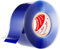 POPPSTAR selbstverschweißendes Silikonband, 3m x 25mm, Isolierband und Dichtungsband (Wasser, Luft), blau, 1 Rolle