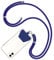 COCASES Crossbody Phone Lanyard Strap with Patch, Adjustable Nylon Neck Strap Necklace Phone Compatible with Most Smartphones (Blue)